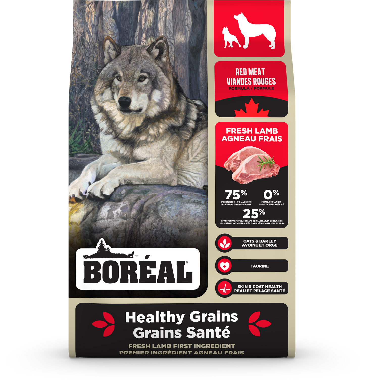 Boréal Healthy Grains Red Meat Dog Food