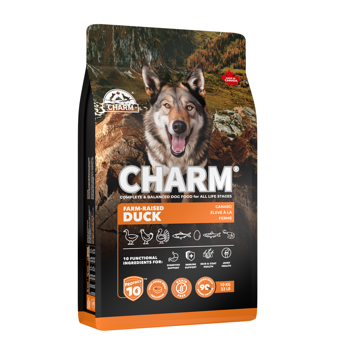 Charm Farm-Raised Duck Dog Food