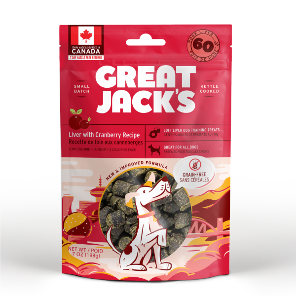 Great Jack's Liver and Cranberry Dog Treats