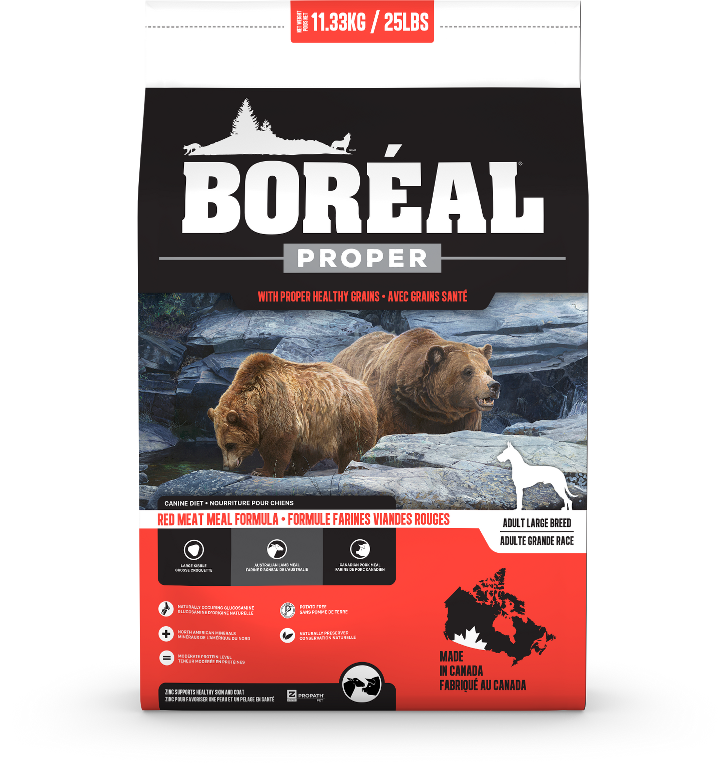 Boréal Proper Large Breed Red Meat Dog Food