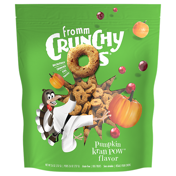Fromm Crunchy Os Pumpkin Kran POW Dog Treats