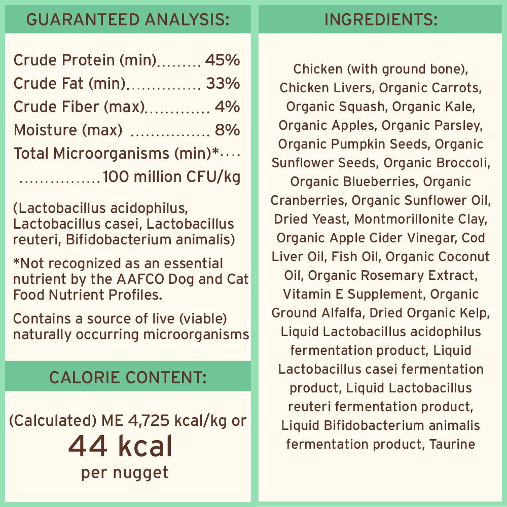 Primal Freeze-Dried Raw Dog Food - Chicken Recipe