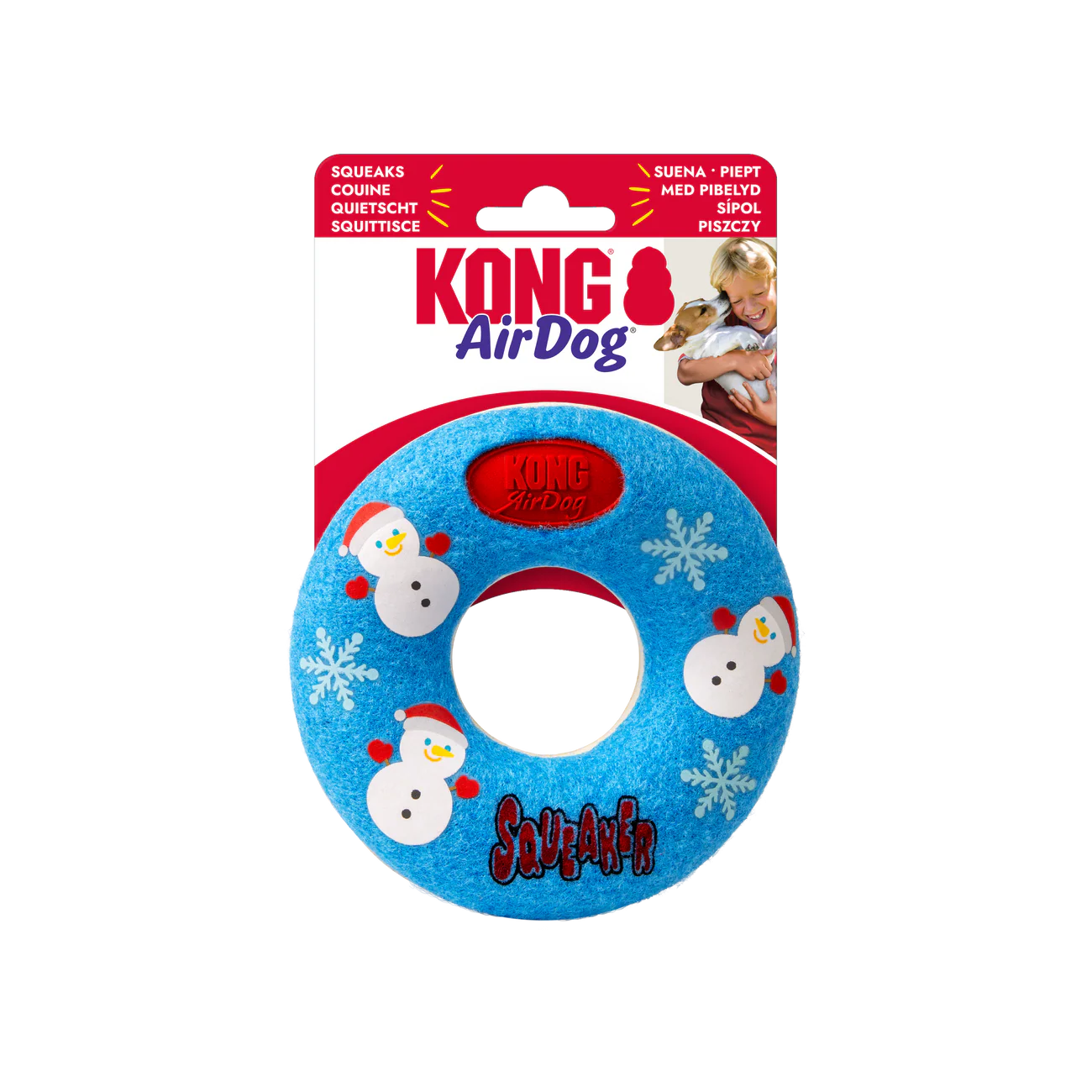 KONG Holiday AirDog Donut Dog Toy