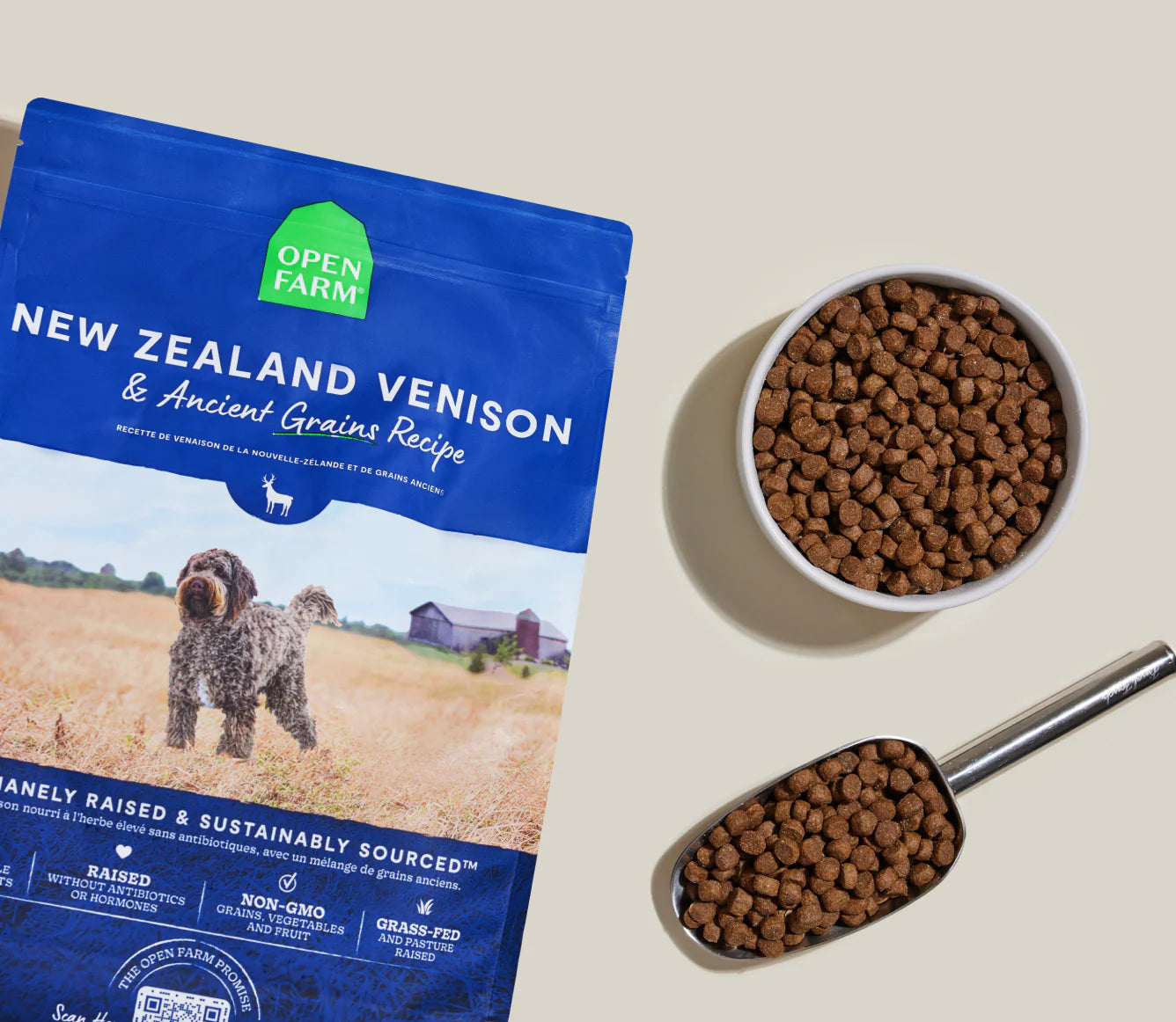 Open Farm New Zealand Venison & Ancient Grains Dog Food