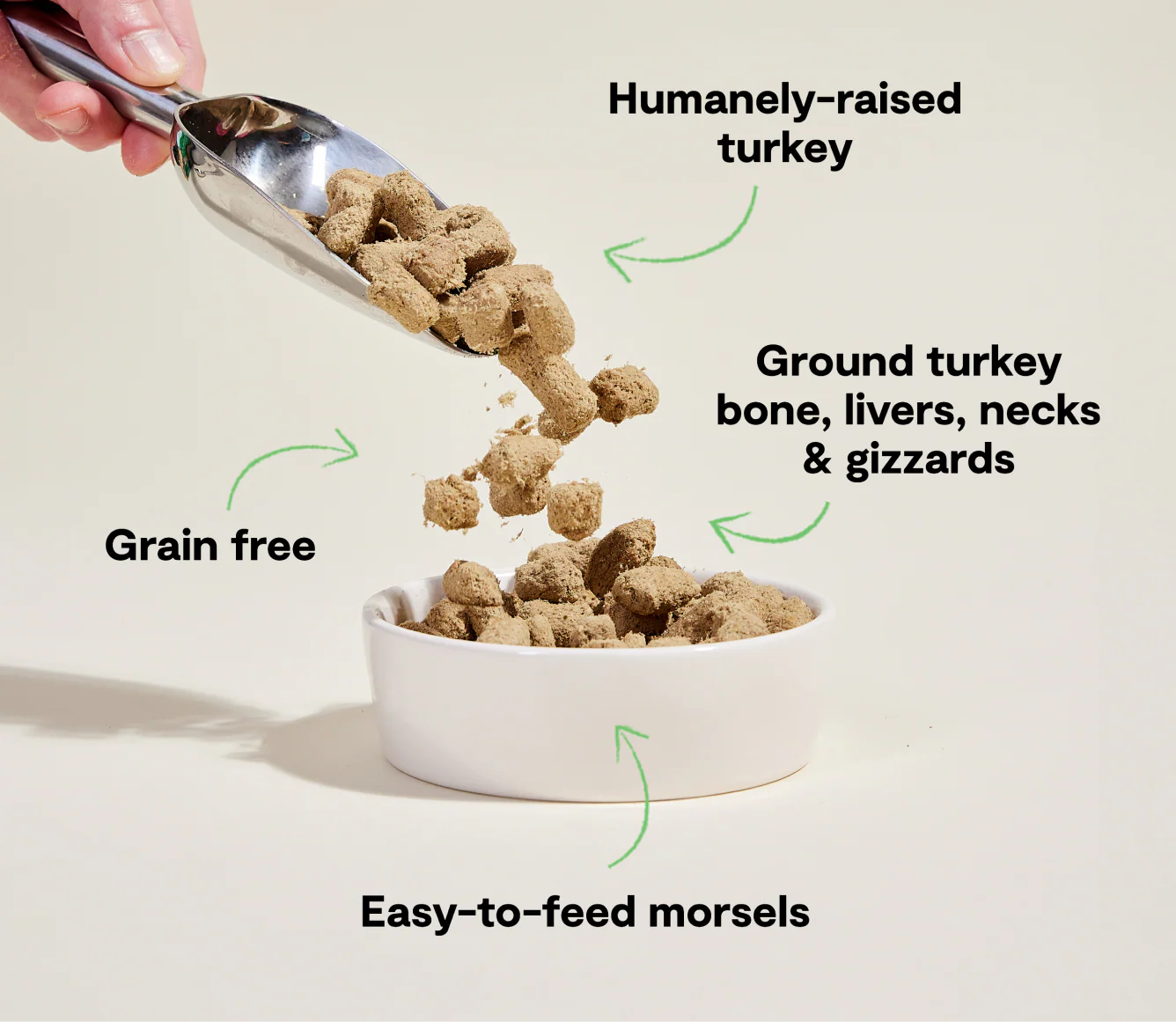 Open Farm Homestead Turkey Freeze Dried Raw Morsels for Dogs