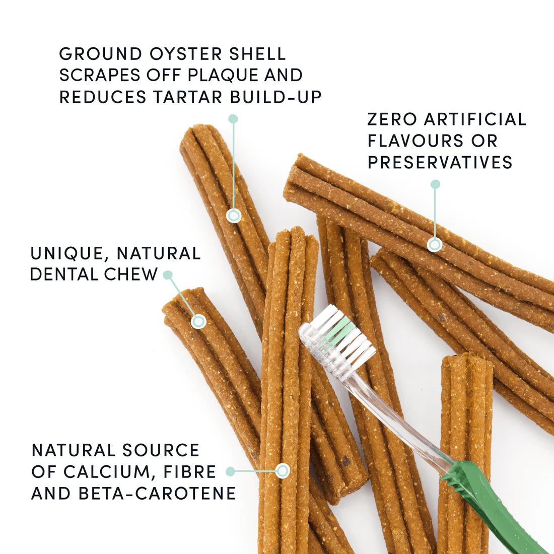 Crumps Plaque Busters Bacon Dental Sticks