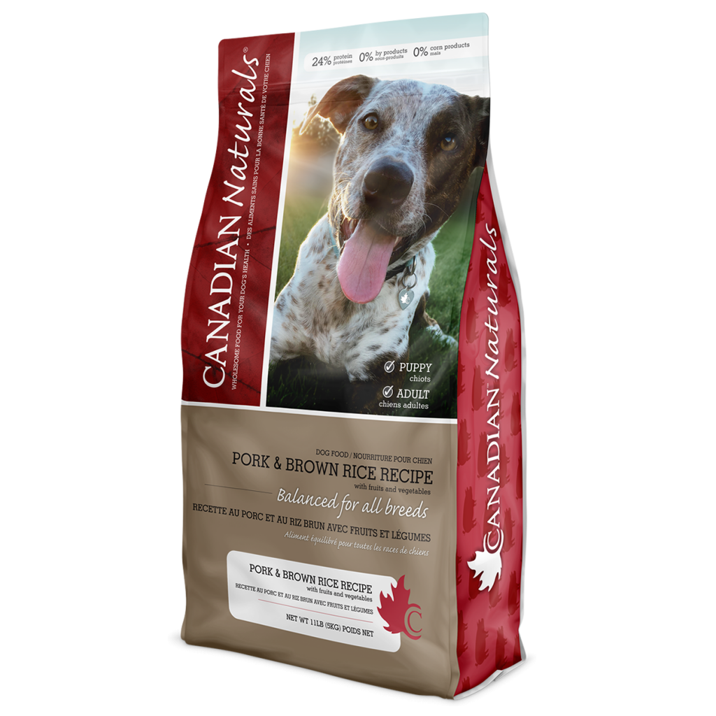 Canadian Naturals Pork and Brown Rice Dog Food