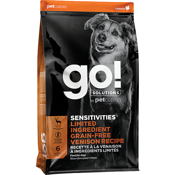 GO! Sensitivities LID GF Venison Dog Food