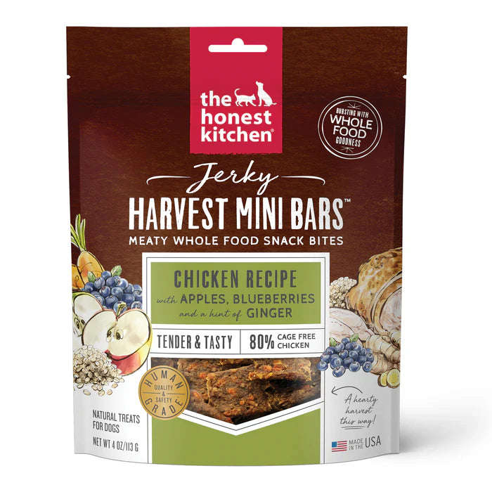 The Honest Kitchen Chicken Jerky Harvest Bars