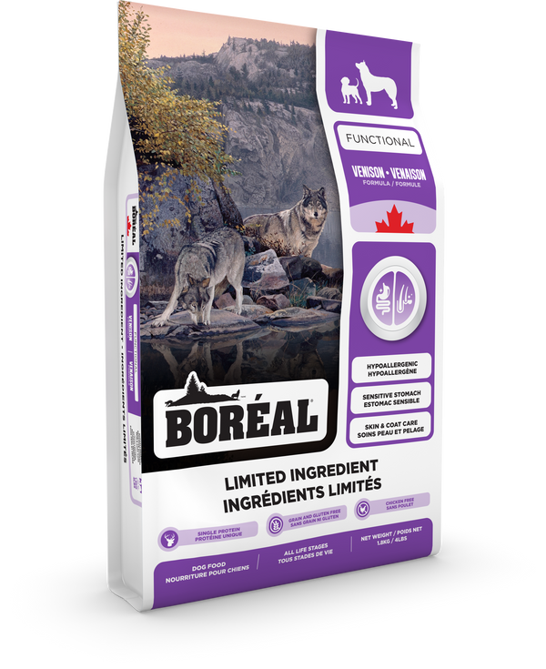 Image result for Boréal Functional Limited Ingredient Venison Dog Food - Balto Sports Ltd.