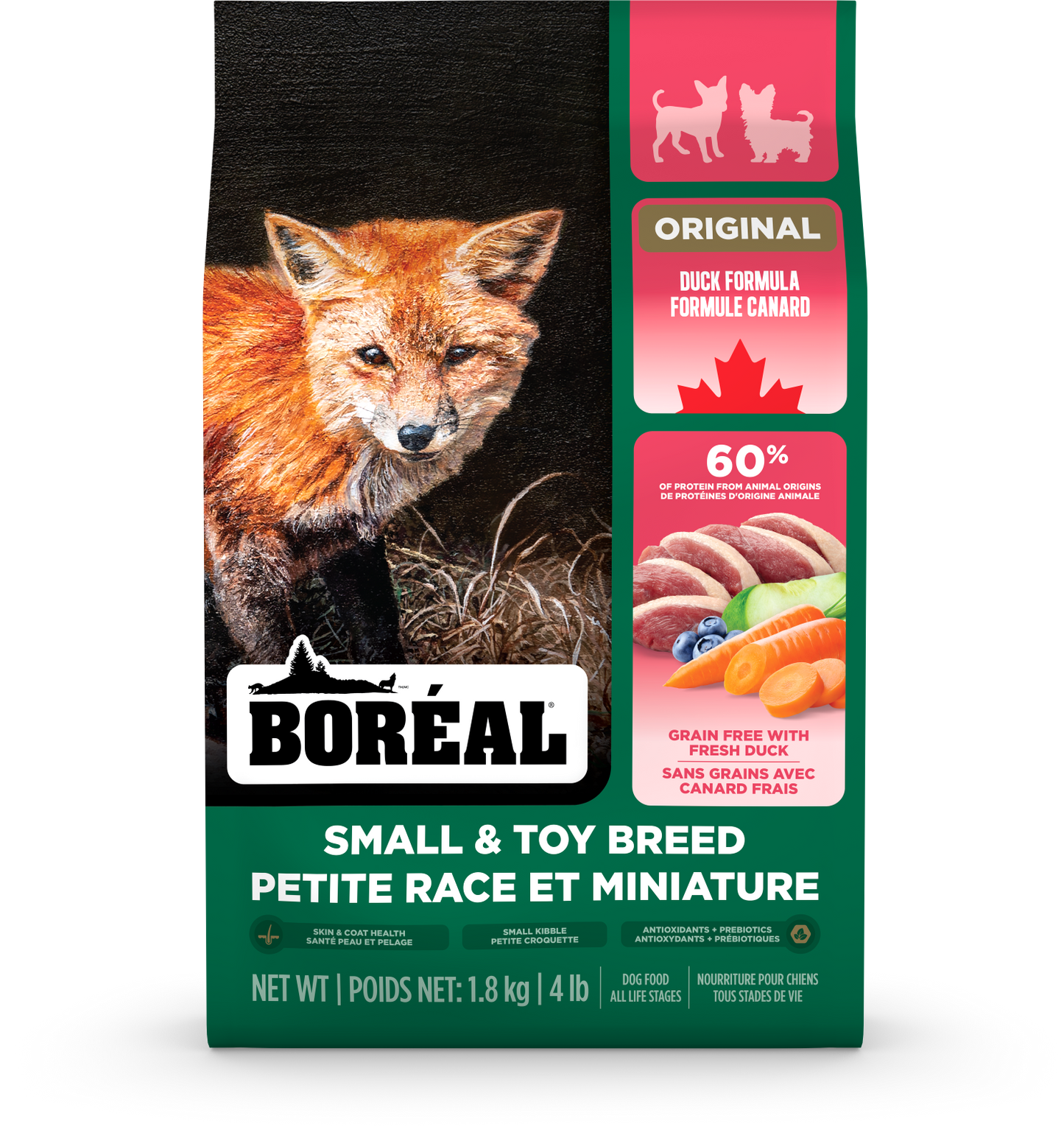 Boréal Original Toy & Small Breed Dog Food - Duck