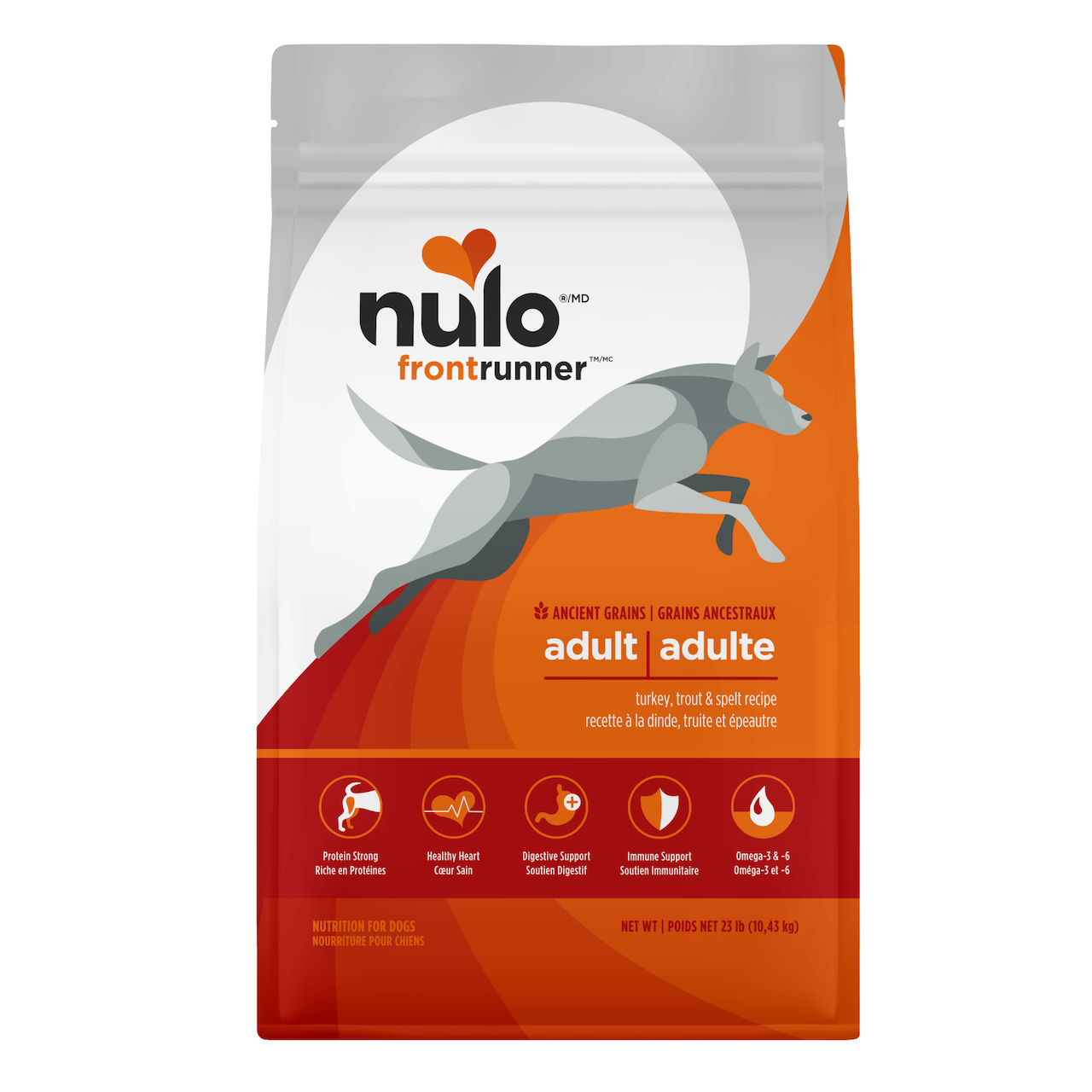 Nulo Frontrunner Ancient Grains Turkey, Trout & Spelt Recipe for Dogs
