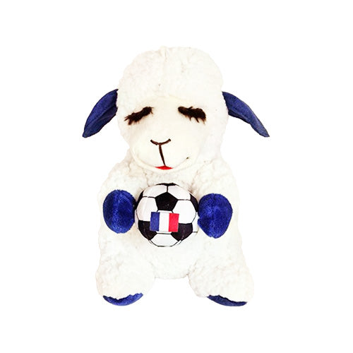 Multipet Lamb Chop Wrinkleez Soccer Dog Toy