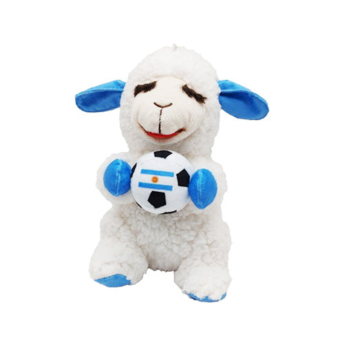 Multipet Lamb Chop Wrinkleez Soccer Dog Toy