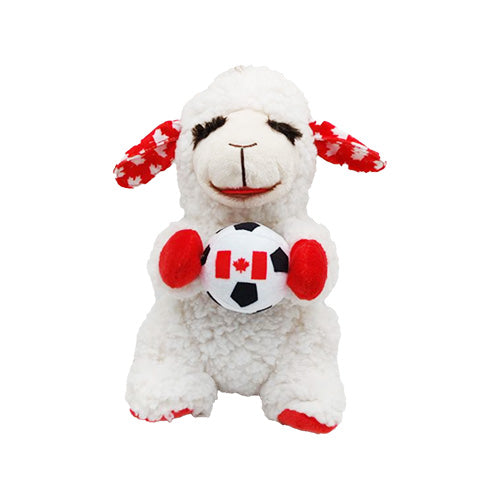 Multipet Lamb Chop Wrinkleez Soccer Dog Toy