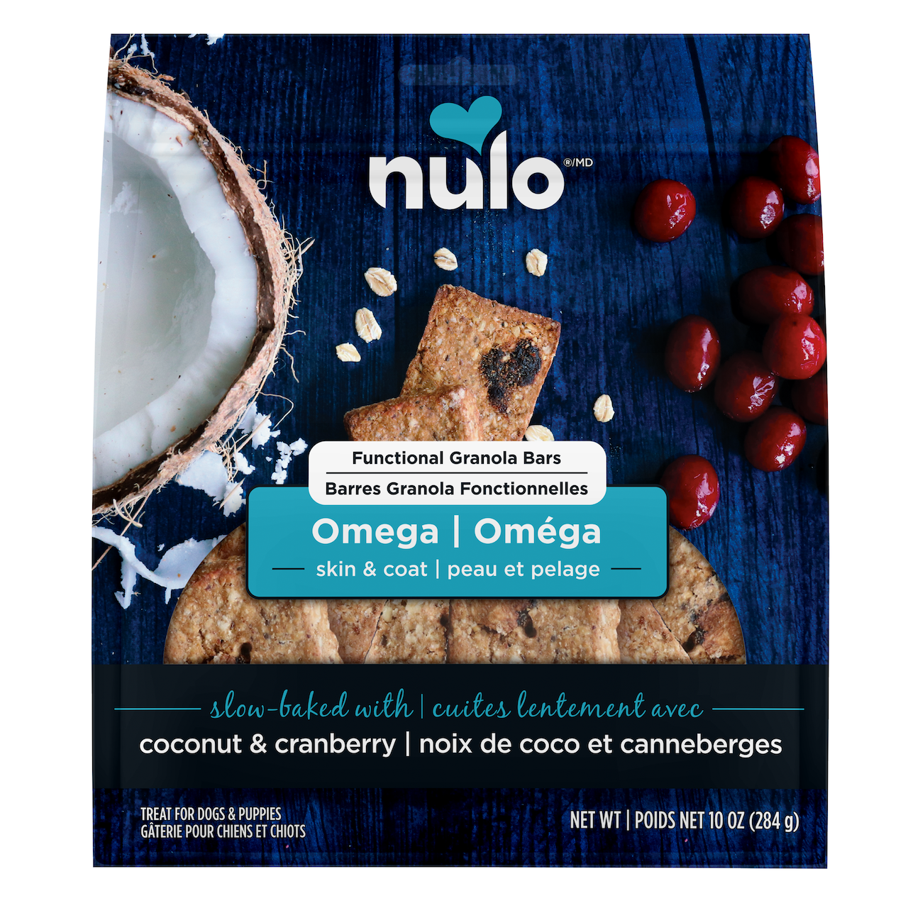 Nulo Functional Granola Bars Omega Dog Treats