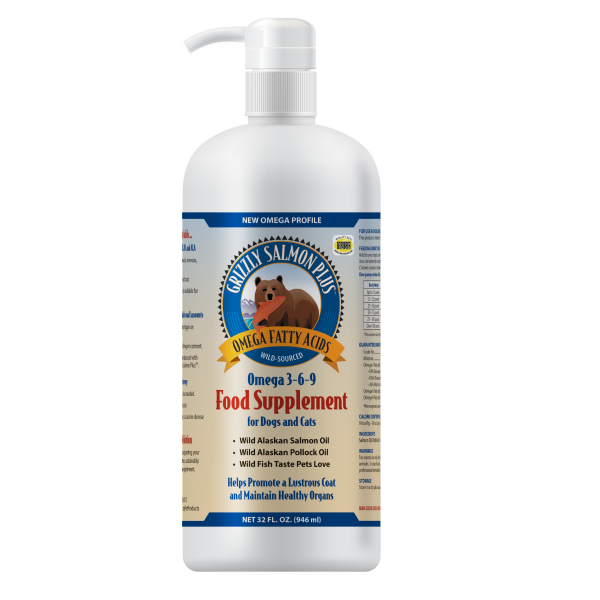 Grizzly Salmon Plus Oil Supplement for Dogs