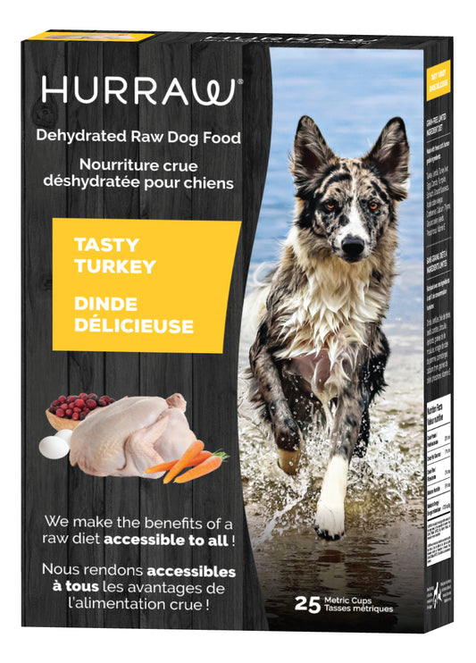 Hurraw Dehydrated Raw Dog Food - Tasty Turkey