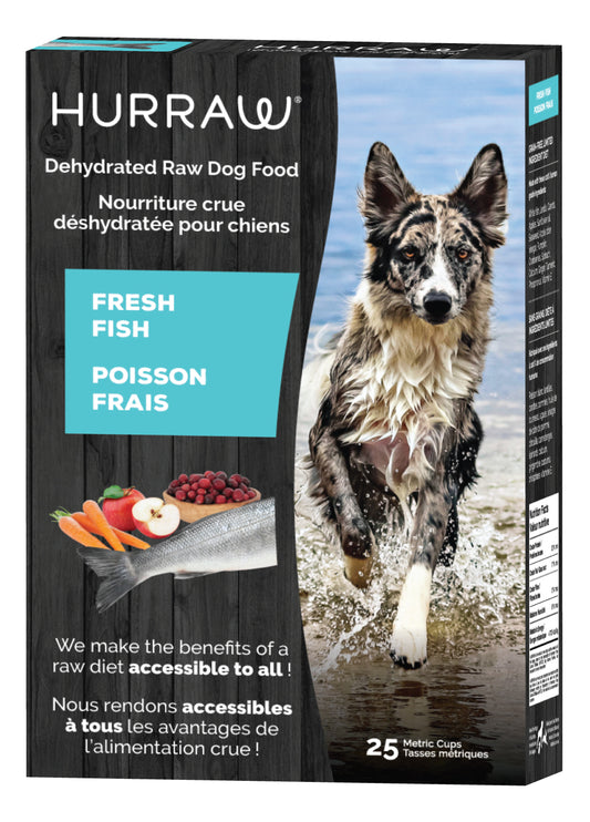 Hurraw Dehydrated Raw Dog Food - Fresh Fish