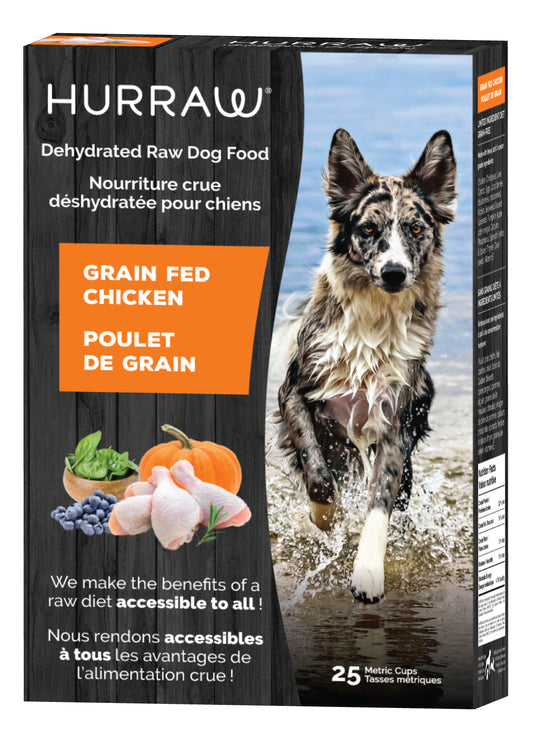 Hurraw Dehydrated Raw Dog Food - Grain-Fed Chicken