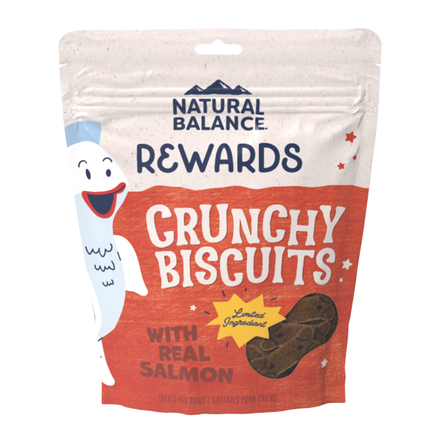 Natural Balance Crunchy Biscuits With Real Salmon for Dogs