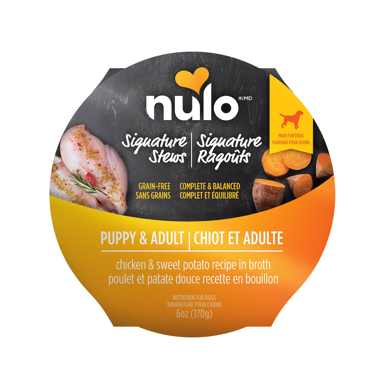 Nulo Signature Stews  Chicken & Sweet Potato in Broth for Dogs