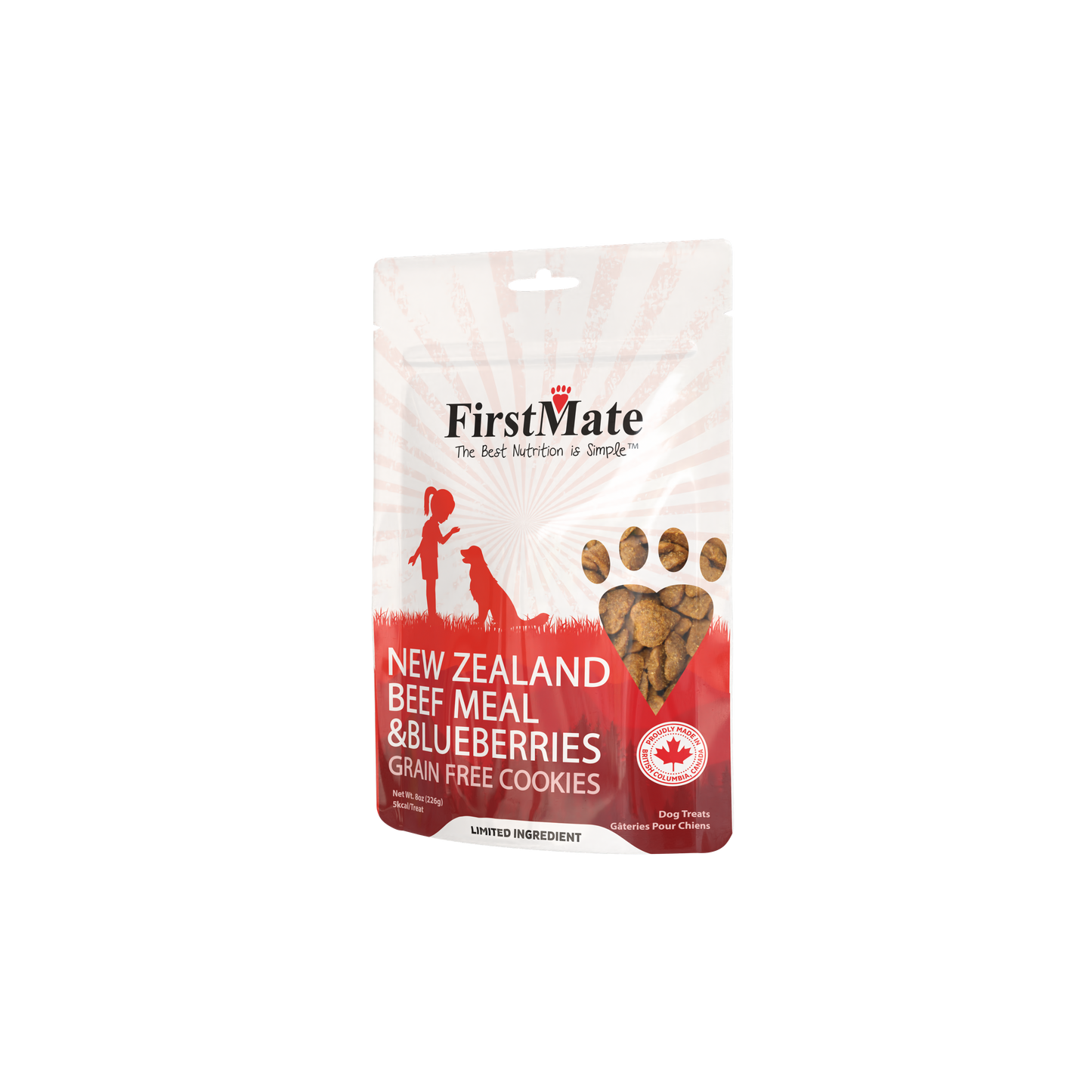 First Mate Beef Meal & Blueberries Dog Treats