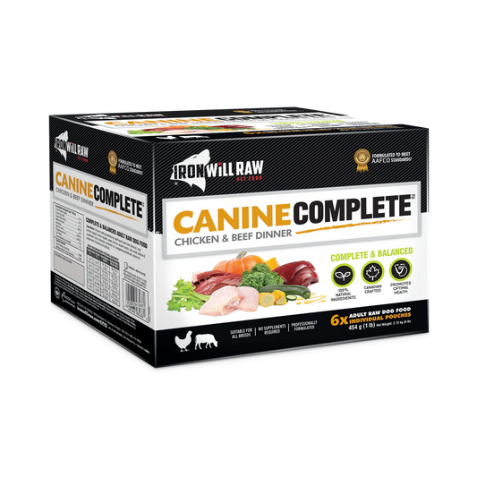 Iron Will Canine Complete Chicken & Beef Dinner Raw Dog Food
