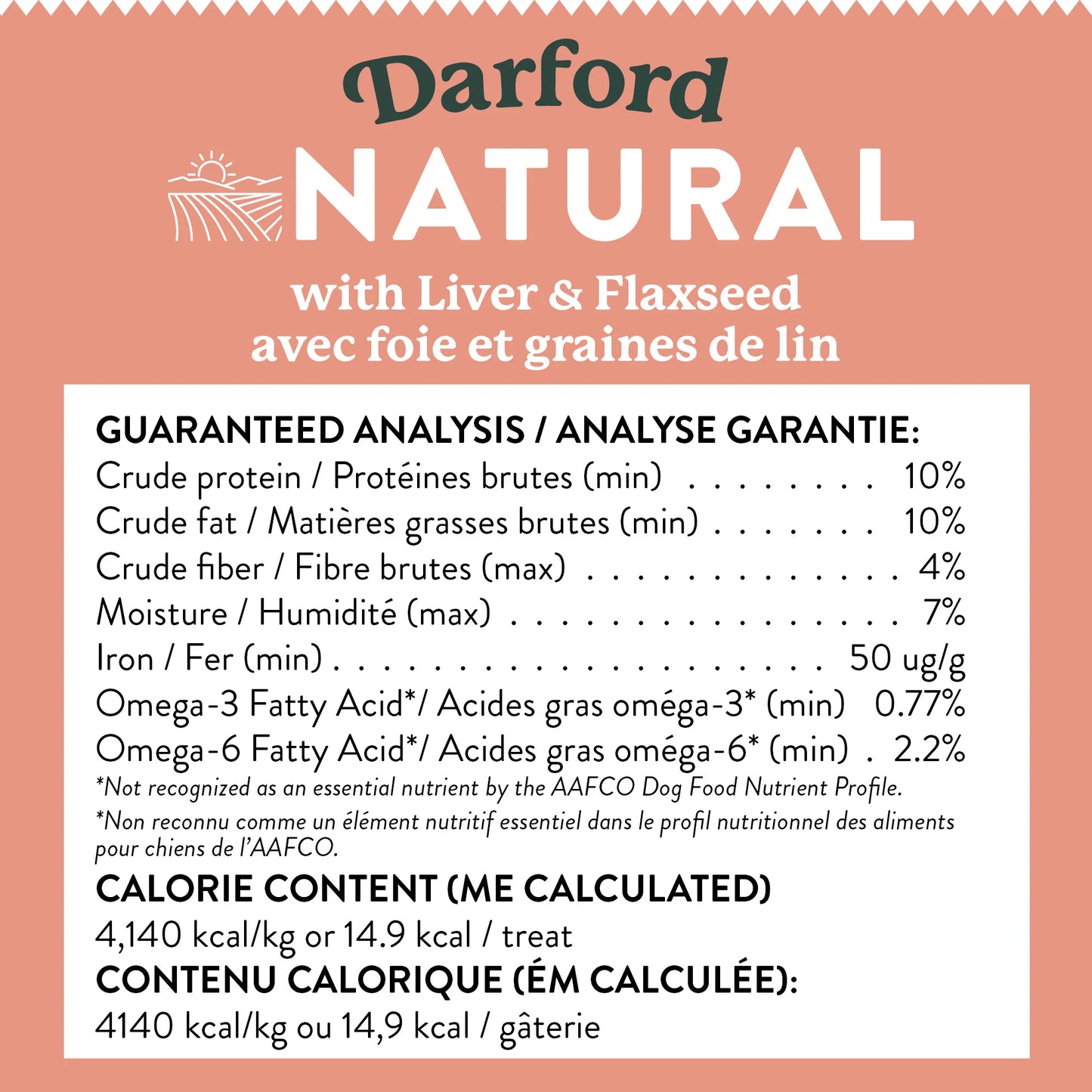 Darford Natural Liver & Flaxseed Dog Treats