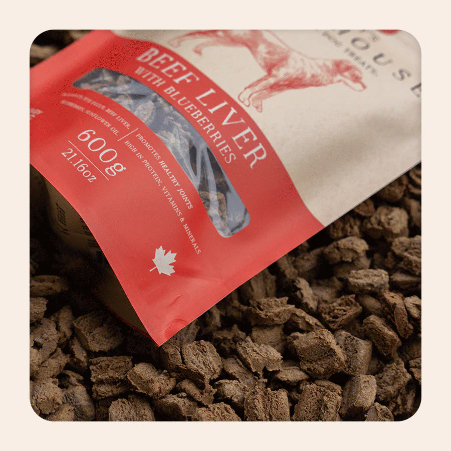 Foley's Farmhouse Beef Liver with Blueberries Dog Treats