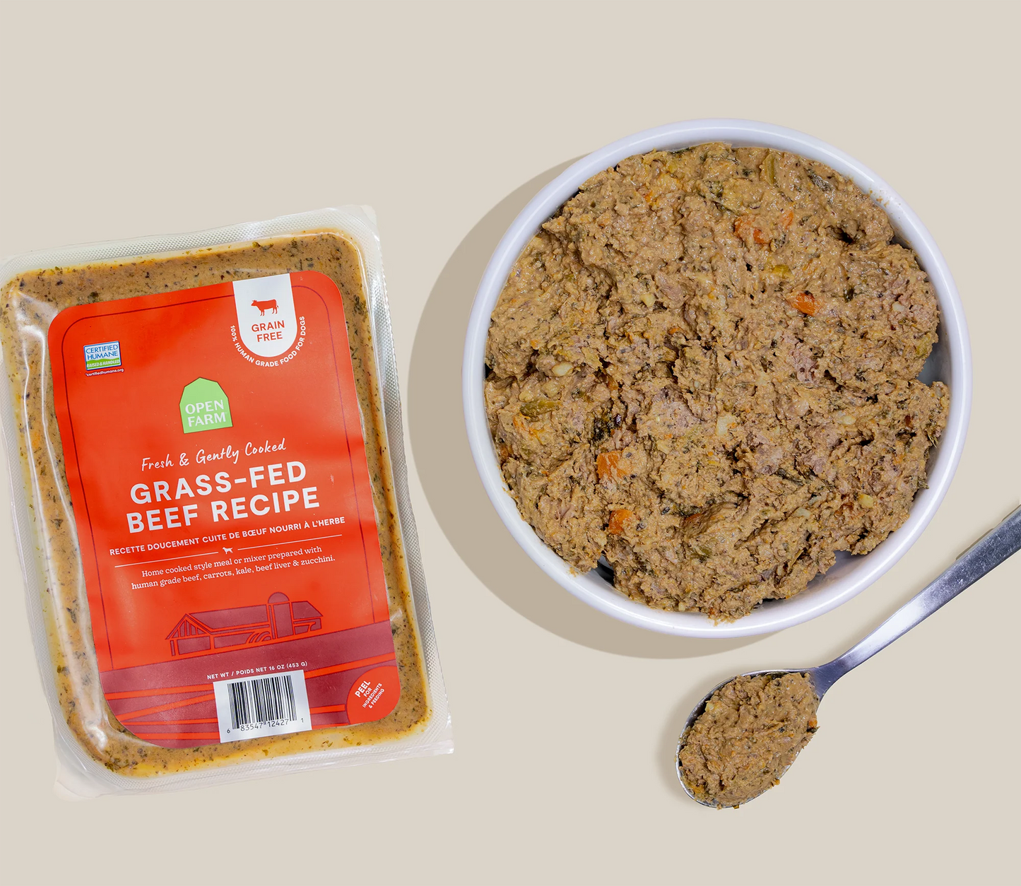Open Farm Gently Cooked Dog Food - Grass-Fed Beef Recipe