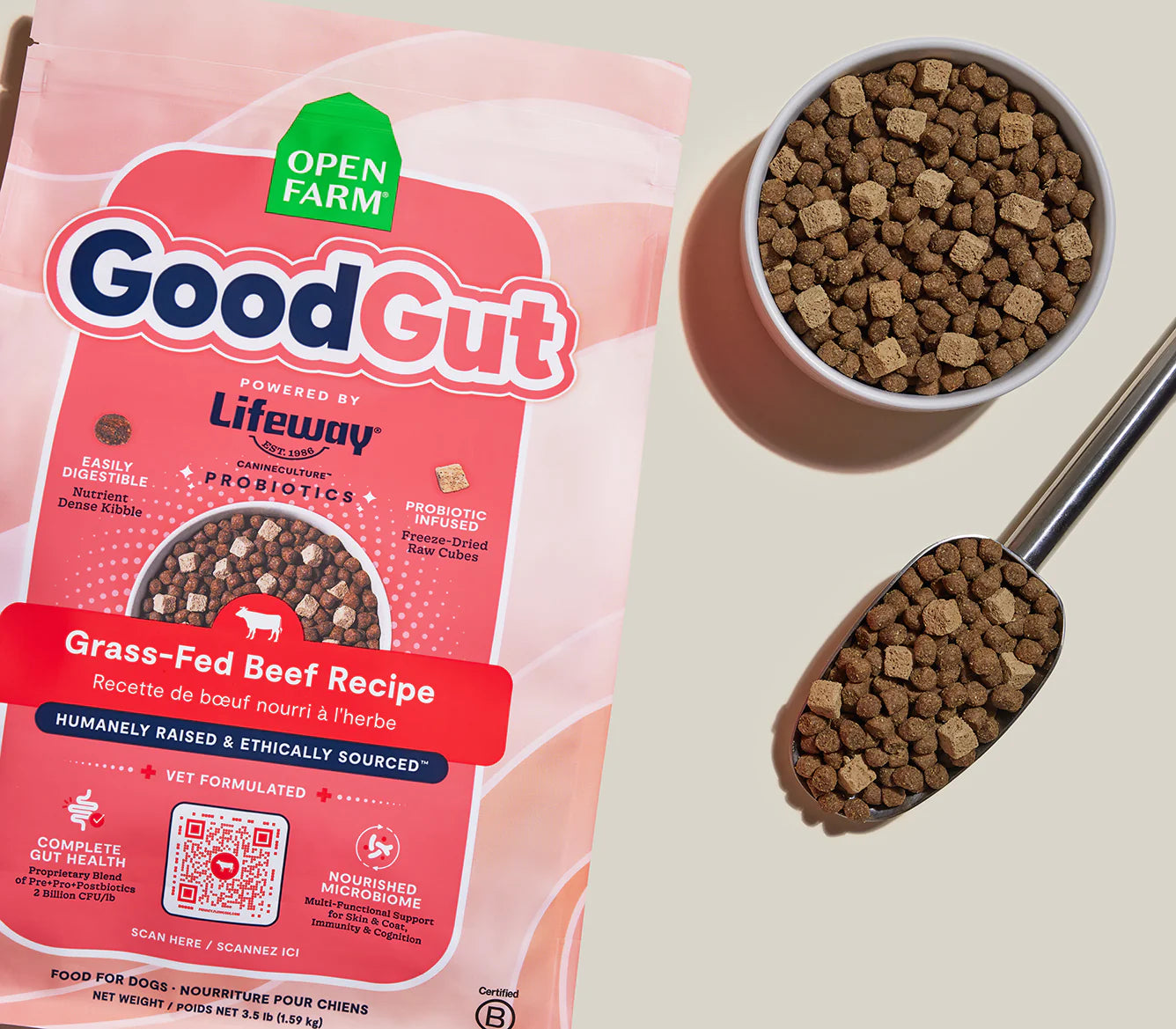 GoodGut Grass-Fed Beef Dog Food