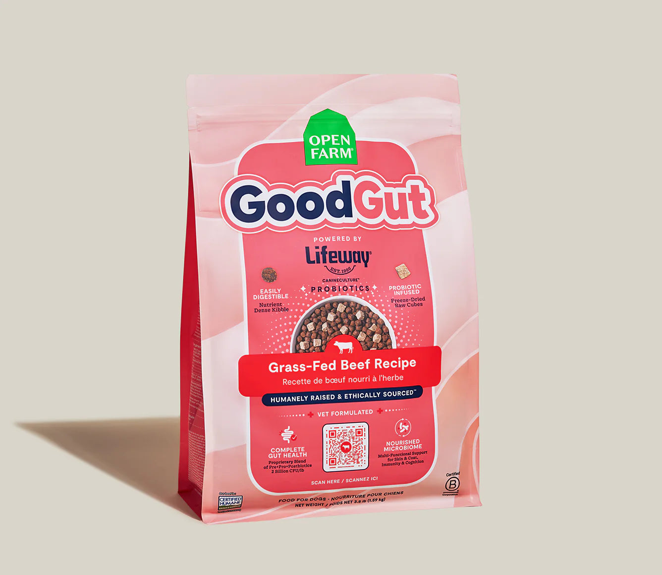 GoodGut Grass-Fed Beef Dog Food