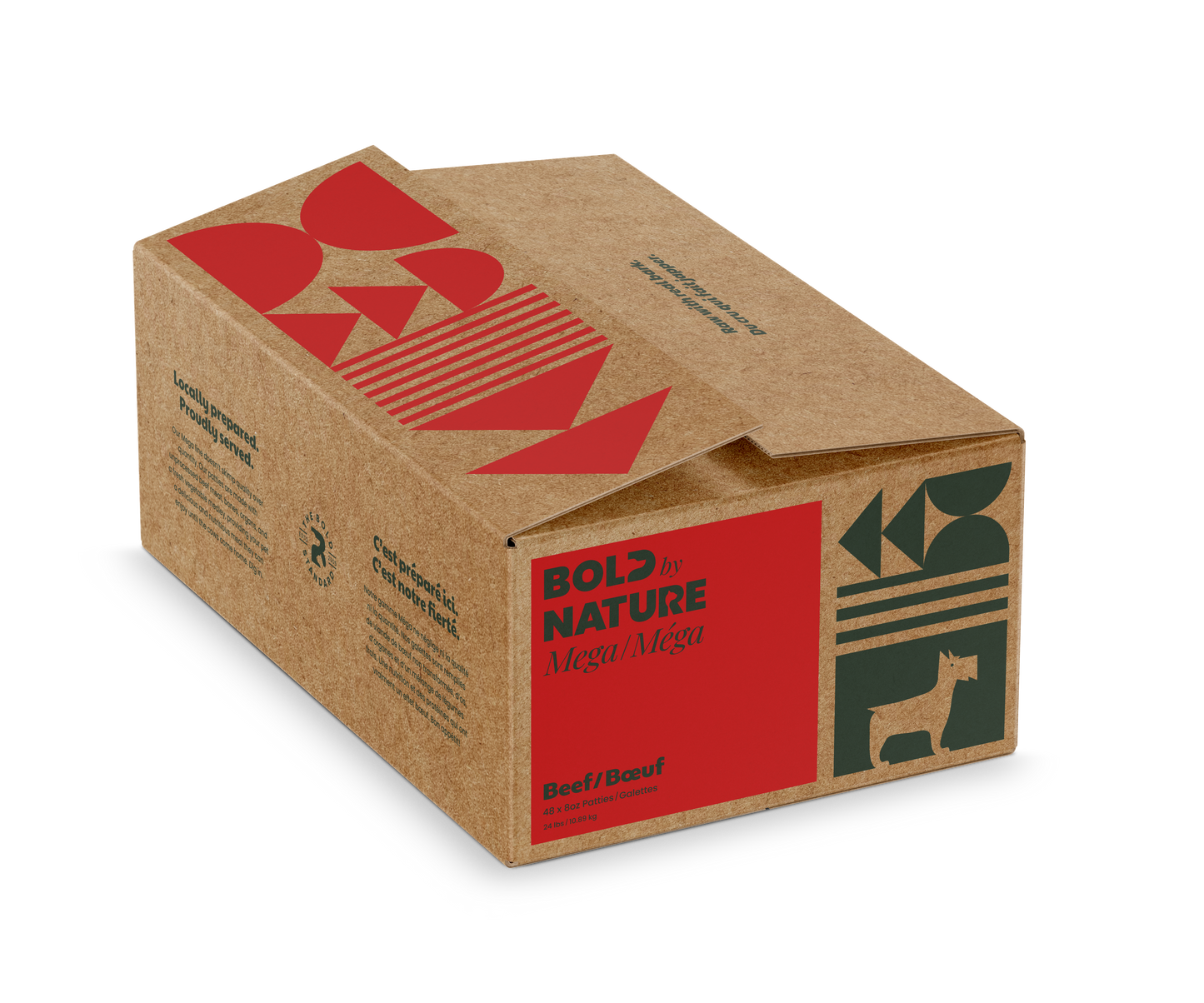 Bold by Nature Mega Beef Raw Dog Food