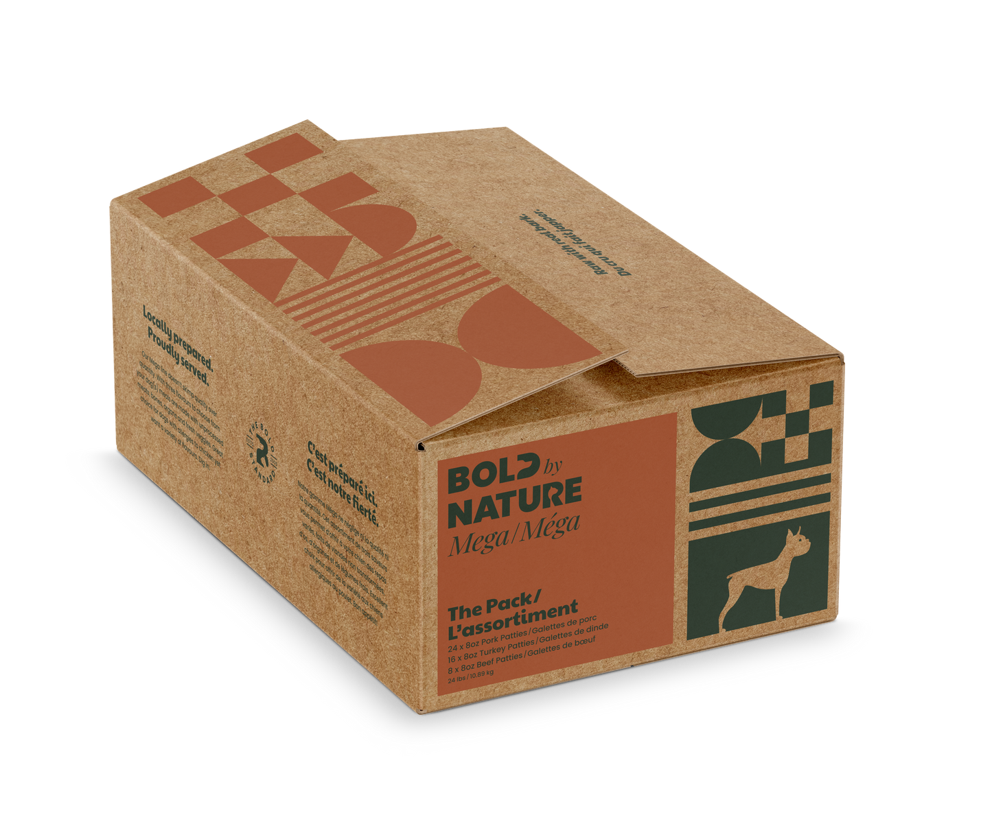 Bold by Nature The Pack – Non Chicken Variety Raw Dog Food