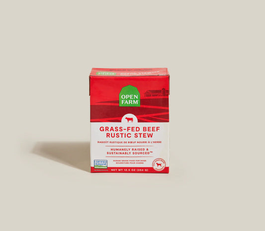 Open Farm Grass-Fed Beef Rustic Stew Wet Dog Food