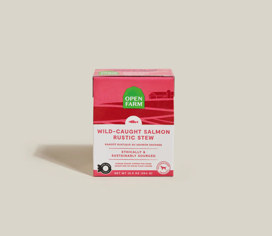 Open Farm Wild-Caught Salmon Rustic Stew Wet Dog Food