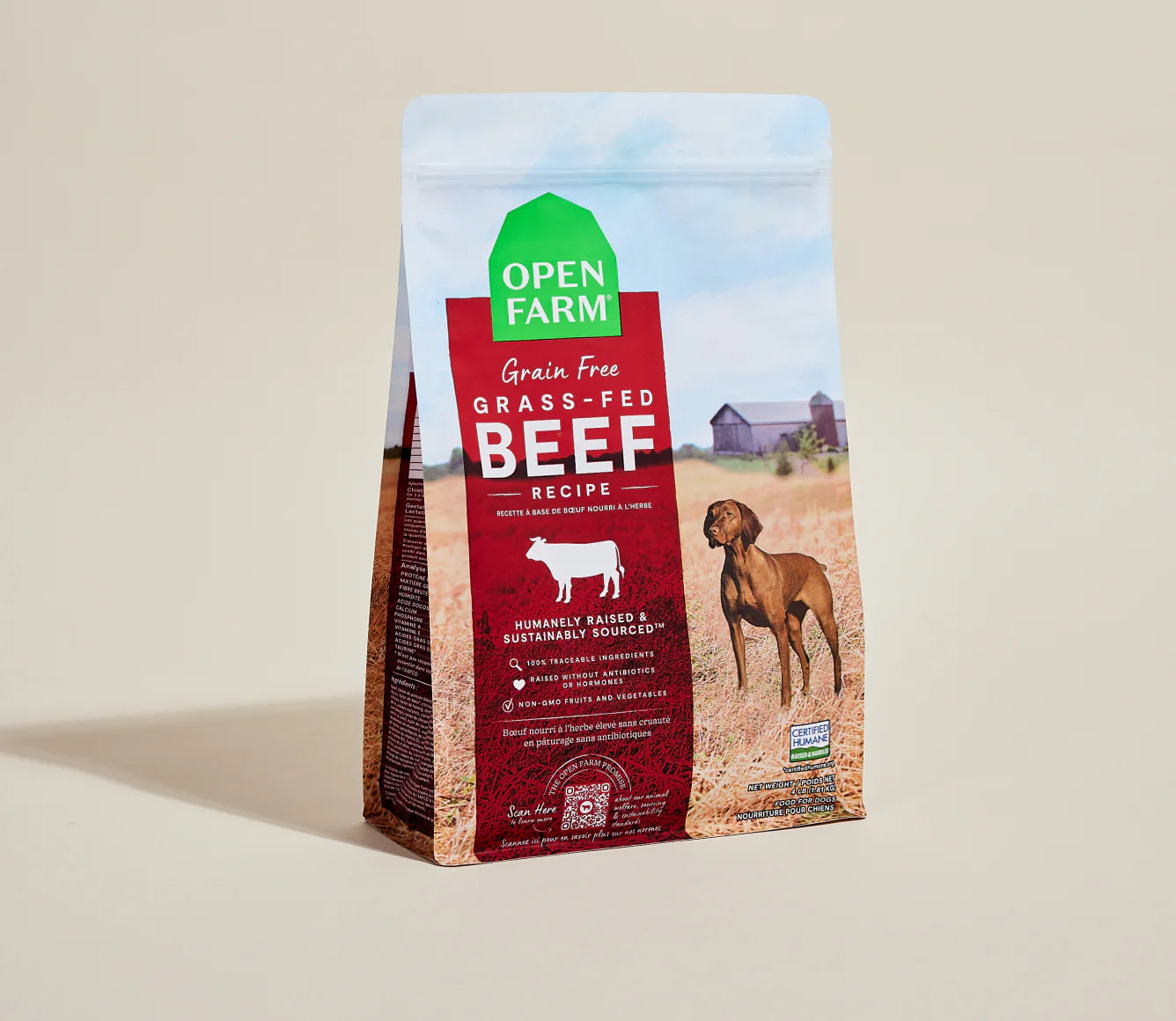 Open Farm Grass-Fed Beef Grain-Free Dog Food