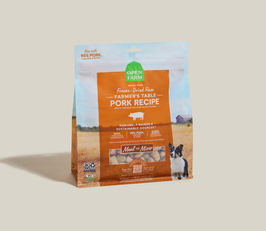 Open Farm Farmer's Table Pork Freeze Dried Raw Morsels for Dogs