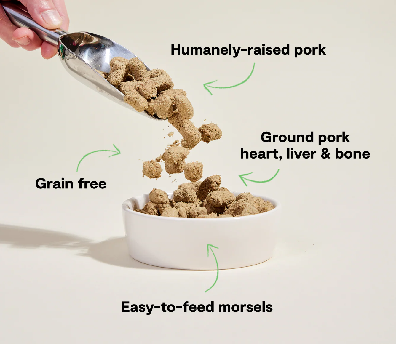 Open Farm Farmer's Table Pork Freeze Dried Raw Morsels for Dogs