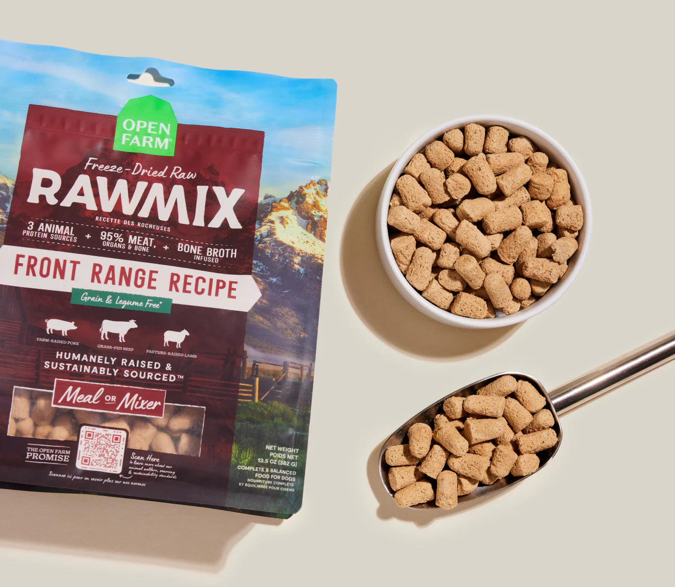 Open Farm RawMix Front Range Freeze Dried Raw Morsels for Dogs