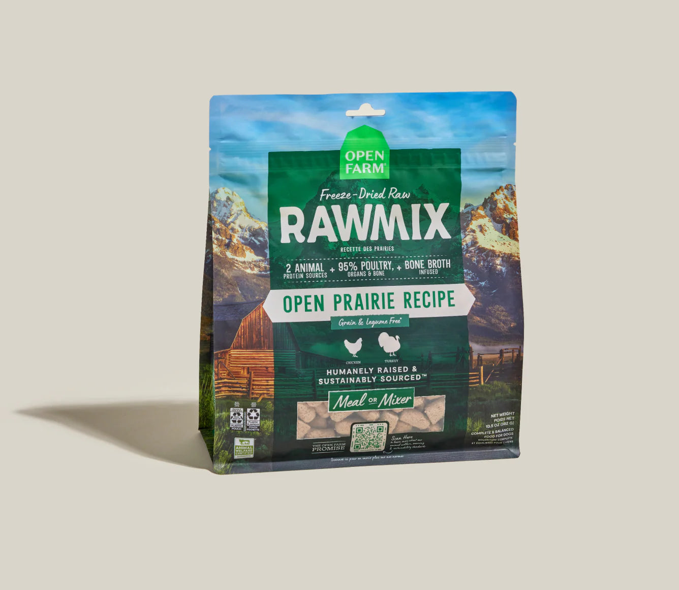 Open Farm RawMix Open Prairie Freeze Dried Raw Morsels for Dogs