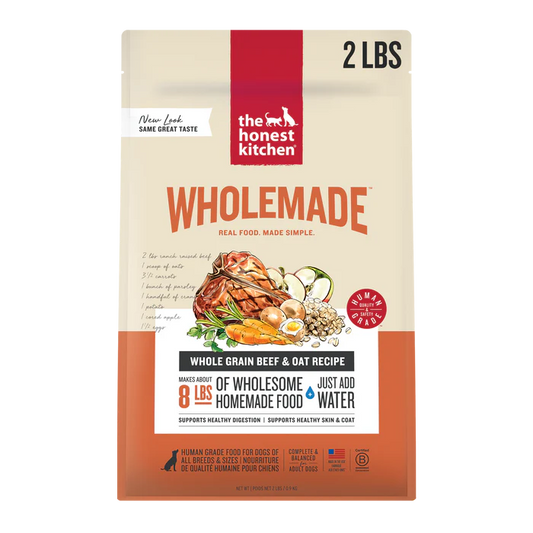 The Honest Kitchen Wholemade Whole Grain Beef Dehydrated Dog Food