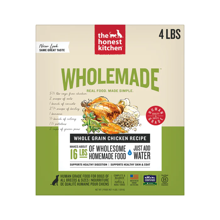 The Honest Kitchen Wholemade Whole Grain Chicken Dehydrated Dog Food