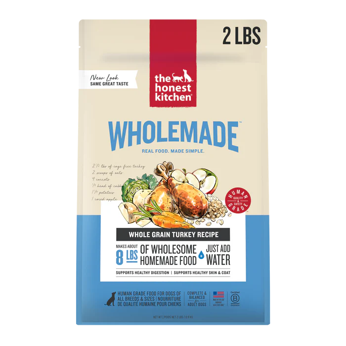 The Honest Kitchen Wholemade Whole Grain Turkey Dehydrated Dog Food