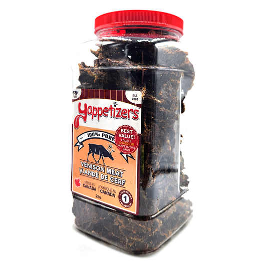 Yappetizers Venison Meat Dog Treats