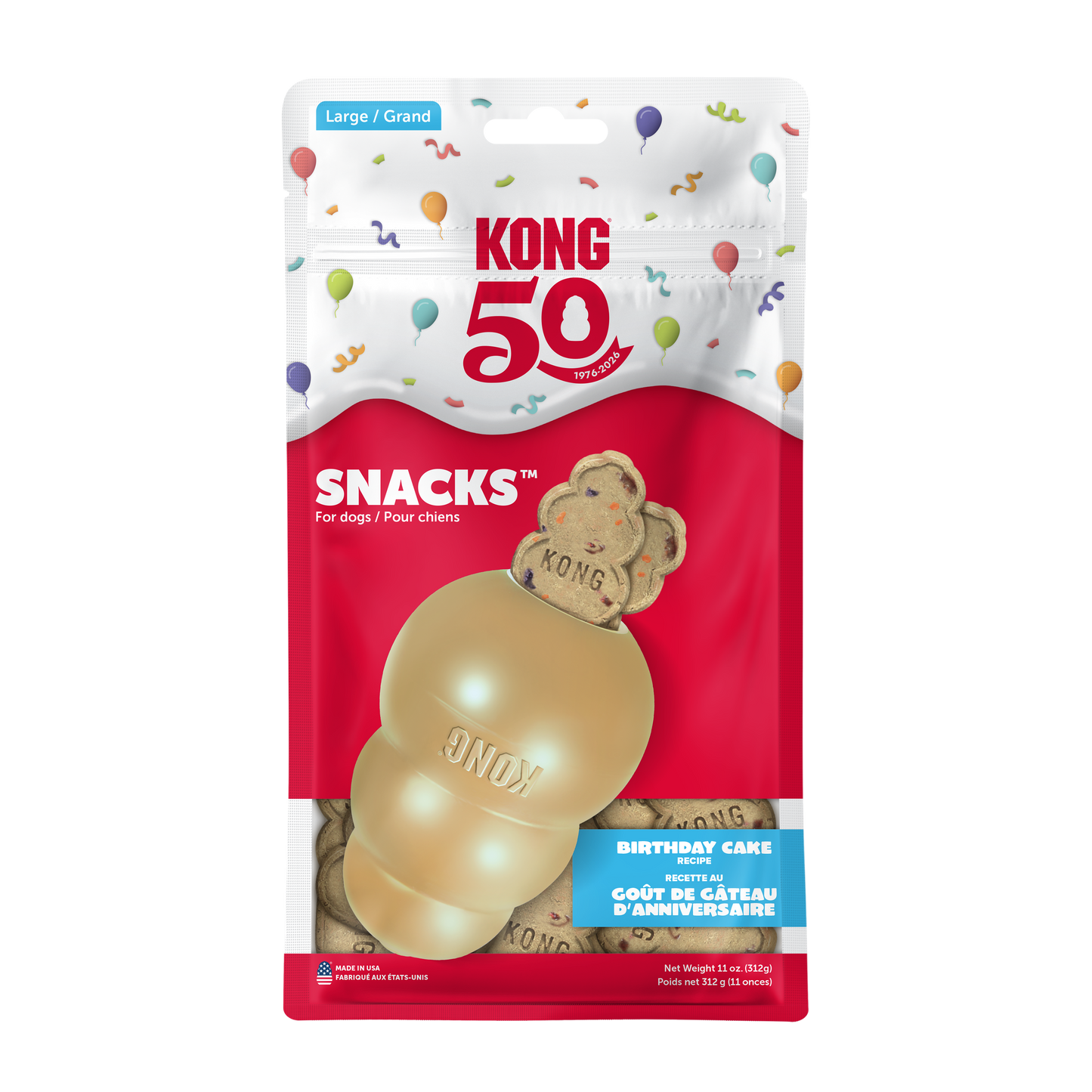 KONG Snacks® Birthday Cake Dog Treats