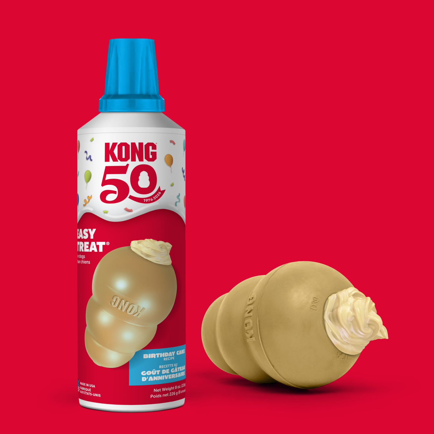 KONG Easy Treat® Birthday Cake Dog Treat