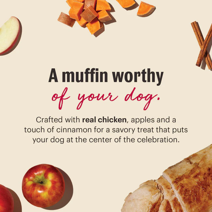 The Honest Kitchen Muffin Mix made with Chicken, Apples & Cinnamon for Dogs