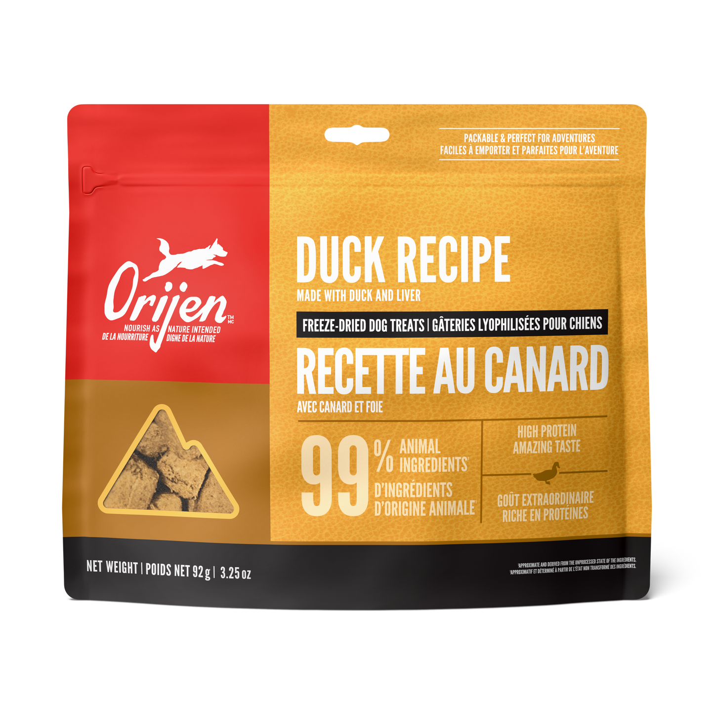 ORIJEN Freeze Dried Dog Treats, Duck